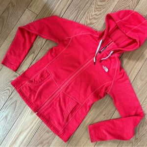 North Face zip up hoodie